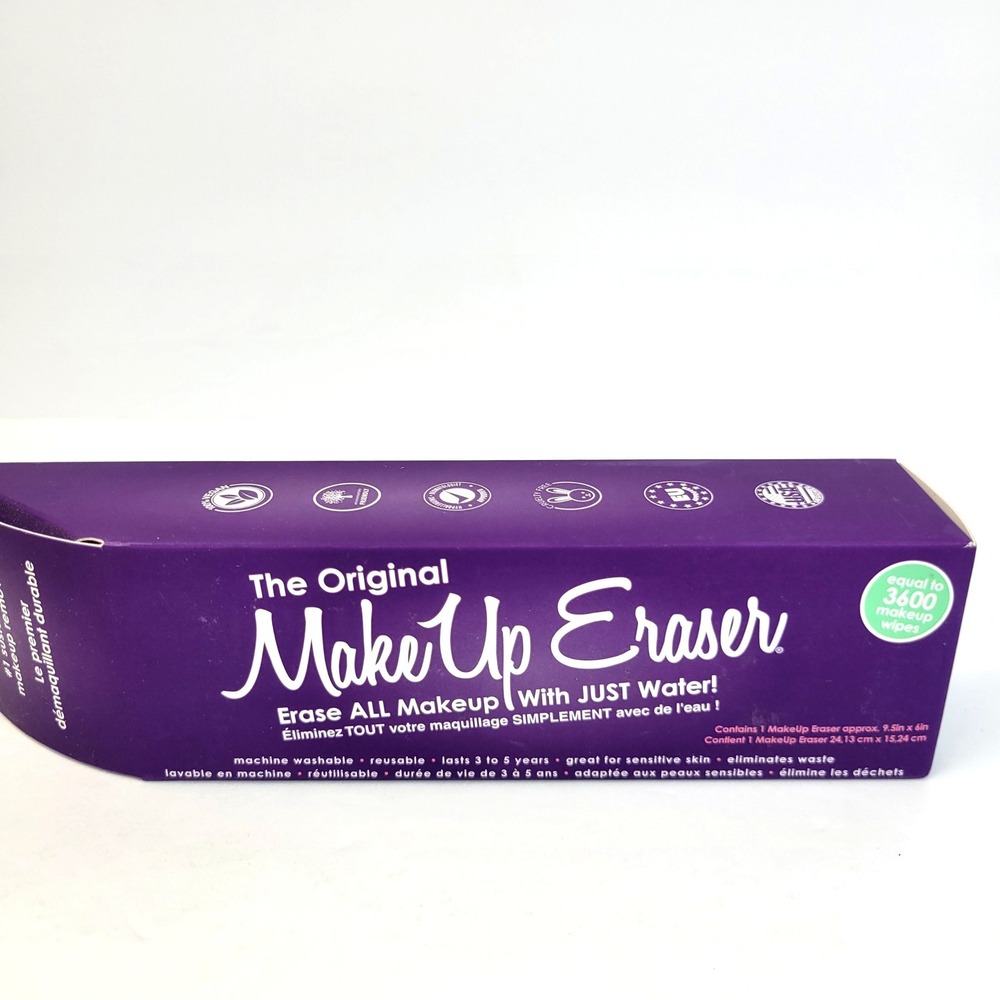 The Original MakeUp Eraser Reusable Cloth Unisex OS Purple Sustainable Remover